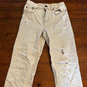 BDG Urban Outfitters Distressed Wide-Leg Jeans